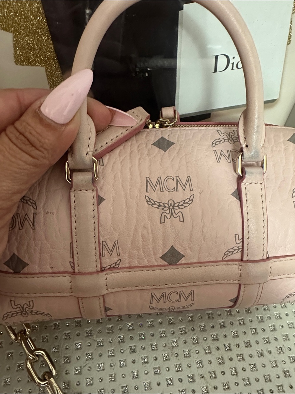 MCM Visetos Delmy Boston Bag - Picture 14 of 16